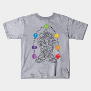 Chakras Feminine Energy - Kundalini Kids T-Shirt